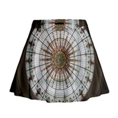 Dome Glass Architecture Glass Dome Mini Flare Skirt by Wegoenart