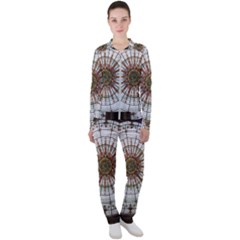 Dome Glass Architecture Glass Dome Casual Jacket And Pants Set