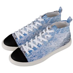 Coast Beach Shell Conch Water Men s Mid-top Canvas Sneakers by Wegoenart