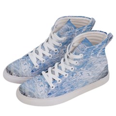 Coast Beach Shell Conch Water Men s Hi-top Skate Sneakers