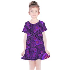 Spheres Combs Structure Regulation Kids  Simple Cotton Dress by Wegoenart