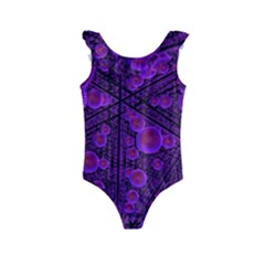 Spheres Combs Structure Regulation Kids  Frill Swimsuit by Wegoenart