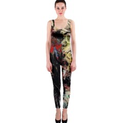 Ara Bird Parrot Animal Art One Piece Catsuit by Wegoenart