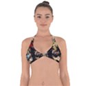 Ara Bird Parrot Animal Art Halter Neck Bikini Top View1