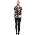 Ara Bird Parrot Animal Art Women s Button Up Vest View2