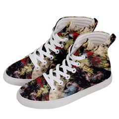 Ara Bird Parrot Animal Art Women s Hi-top Skate Sneakers by Wegoenart