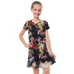 Ara Bird Parrot Animal Art Kids  Cross Web Dress by Wegoenart