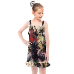 Ara Bird Parrot Animal Art Kids  Overall Dress