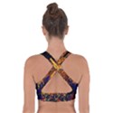 Skyline Frankfurt Abstract Moon Cross Back Sports Bra View2