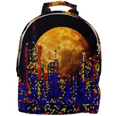 Skyline Frankfurt Abstract Moon Mini Full Print Backpack