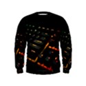 Keyboard Led Technology Kids  Sweatshirt View1