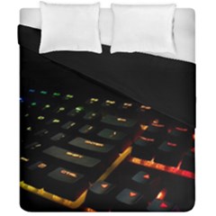 Keyboard Led Technology Duvet Cover Double Side (california King Size) by Wegoenart