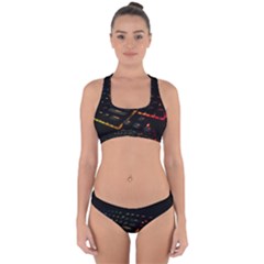 Keyboard Led Technology Cross Back Hipster Bikini Set by Wegoenart