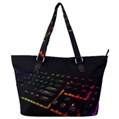 Keyboard Led Technology Full Print Shoulder Bag