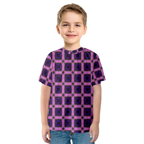 Seamless Texture Pattern Tile Kids  Sport Mesh Tee by Wegoenart