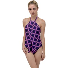 Seamless Texture Pattern Tile Go With The Flow One Piece Swimsuit