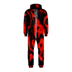 Lava Planet Space Universe Fire Hooded Jumpsuit (kids) by Wegoenart