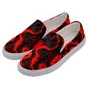 Lava Planet Space Universe Fire Men s Canvas Slip Ons View2