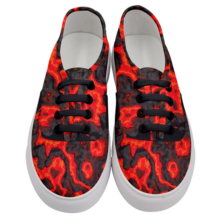 Lava Planet Space Universe Fire Women s Classic Low Top Sneakers