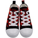 Lava Planet Space Universe Fire Kid s Mid-Top Canvas Sneakers View1