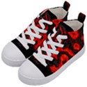 Lava Planet Space Universe Fire Kid s Mid-Top Canvas Sneakers View2