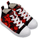 Lava Planet Space Universe Fire Kid s Mid-Top Canvas Sneakers View3