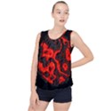 Lava Planet Space Universe Fire Bubble Hem Chiffon Tank Top View1