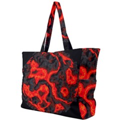 Lava Planet Space Universe Fire Simple Shoulder Bag