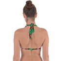 Christmas Seamless Pattern Xmas Halter Neck Bikini Top View2