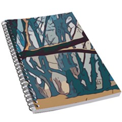 Forest Artwork Card Greeting Woods 5 5  X 8 5  Notebook New