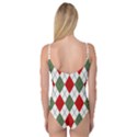 Red Green White Argyle Navy Camisole Leotard  View2