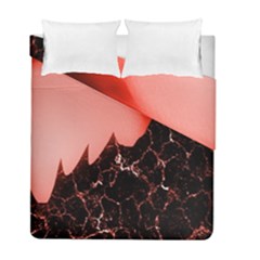 Sci Fi Red Fantasy Futuristic Duvet Cover Double Side (full/ Double Size)