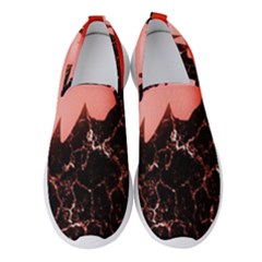 Sci Fi Red Fantasy Futuristic Women s Slip On Sneakers by Wegoenart