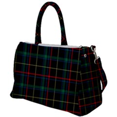 Plaid Tartan Checks Pattern Duffel Travel Bag by Wegoenart