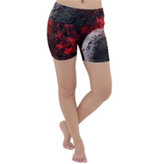 Planet Explode Space Universe Lightweight Velour Yoga Shorts