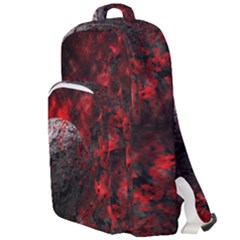 Planet Explode Space Universe Double Compartment Backpack