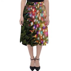 Christmas Tree Fir Tree Star Classic Midi Skirt by Wegoenart