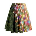 Christmas Tree Fir Tree Star High Waist Skirt View1