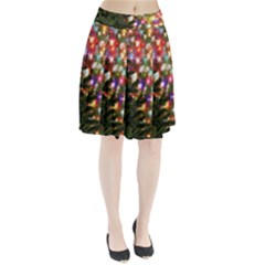 Christmas Tree Fir Tree Star Pleated Skirt by Wegoenart