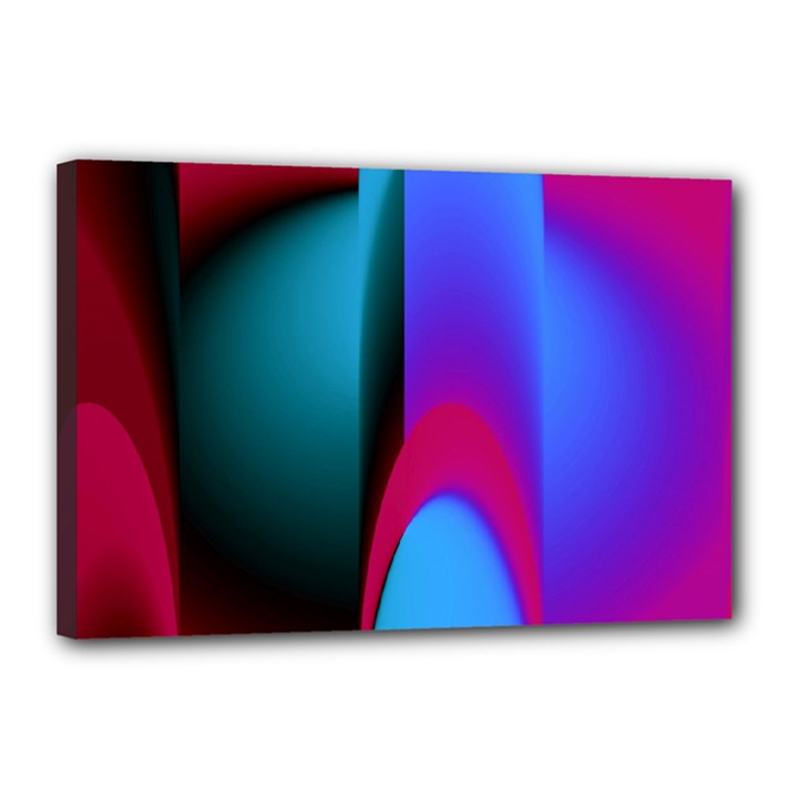 Abstract Art Abstract Background Canvas 18  x 12  (Stretched)