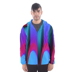 Abstract Art Abstract Background Hooded Windbreaker (men)