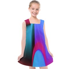 Abstract Art Abstract Background Kids  Cross Back Dress