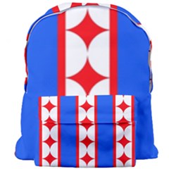 Stars Stripes July 4th Flag Blue Giant Full Print Backpack by Wegoenart