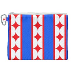 Stars Stripes July 4th Flag Blue Canvas Cosmetic Bag (xxl) by Wegoenart