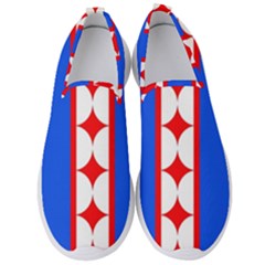 Stars Stripes July 4th Flag Blue Men s Slip On Sneakers by Wegoenart