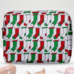 Stocking Background Make Up Pouch (large)