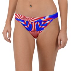 Star Explosion Burst Usa Red Band Bikini Bottom