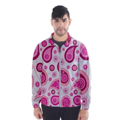 Paisley Pattern Art Background Windbreaker (men)