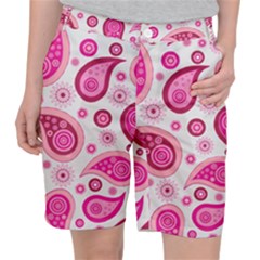 Paisley Pattern Art Background Pocket Shorts