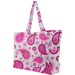 Paisley Pattern Art Background Simple Shoulder Bag by Wegoenart